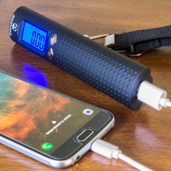 Accuoz Rechargeable Digital Luggage Scale - 2600mAh Portable Charger & LED Flashlight - Image 8