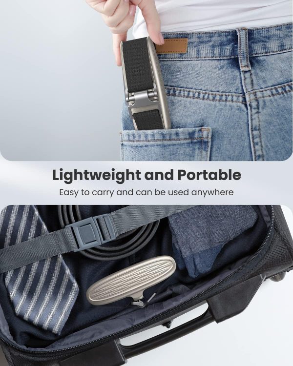 RENPHO Luggage Scale, Travel Essentials, Portable Digital Suitcase Weight Scale with Backlit LCD Display for Travel, Baggage Weighing Scale with Tare Function, 110lb/50kg, Battery Included - Image 6