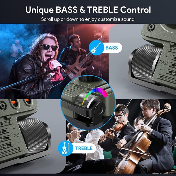 LENCENT FM Bluetooth 5.3 Transmitter for Car, Adjustable Treble and Bass Sound Music Player, Bluetooth Car Adapter for Hands Free Calls, Supports PD30W Fast Charging, U Disk, Siri Google Assistant - Image 13